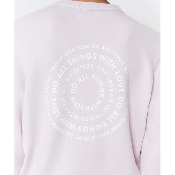 Spiritual Gangster Crewneck Sweatshirt “Do All Things With Love” – Size Small - Picture 2 of 9
